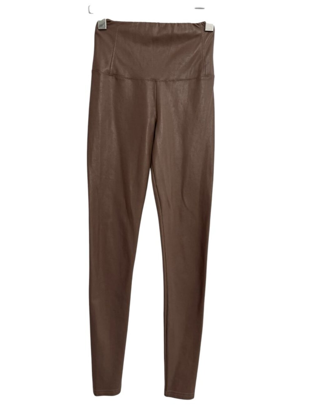 Aritzia Wilfred Free Chocolate Brown High Waist Faux Leather Leggings 2XS
